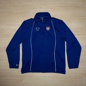 Vintage Nike USA Soccer Jacket Women’s Football Full Zip Top size M